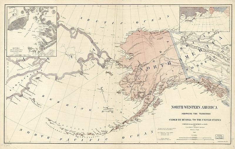 карта аляски баранов