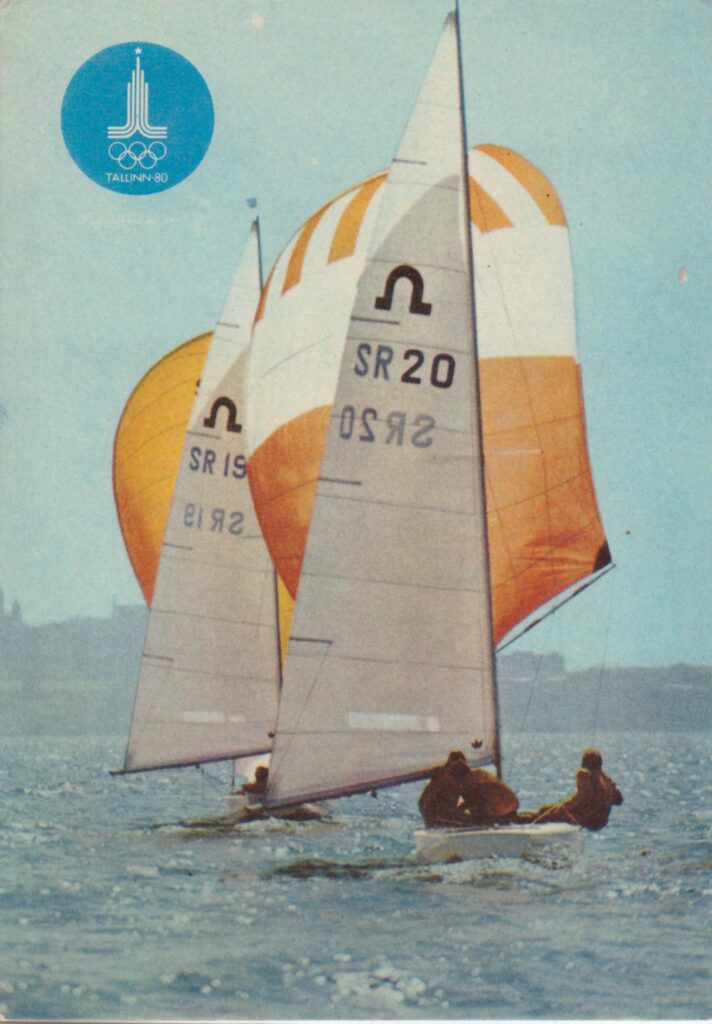 серия фото яхта класса соллинг 1980