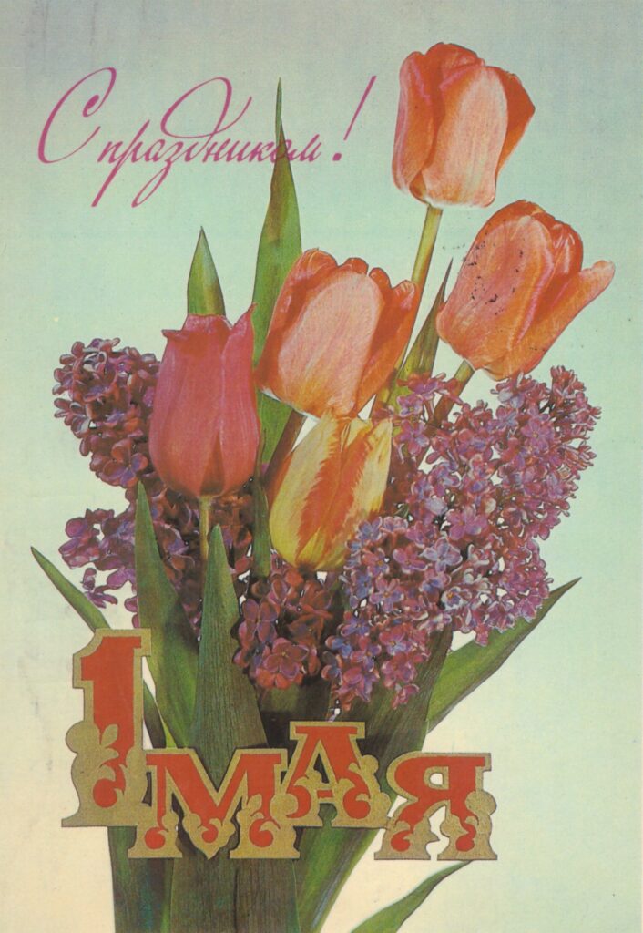 1 мая сирень тюльпаны фото 1984